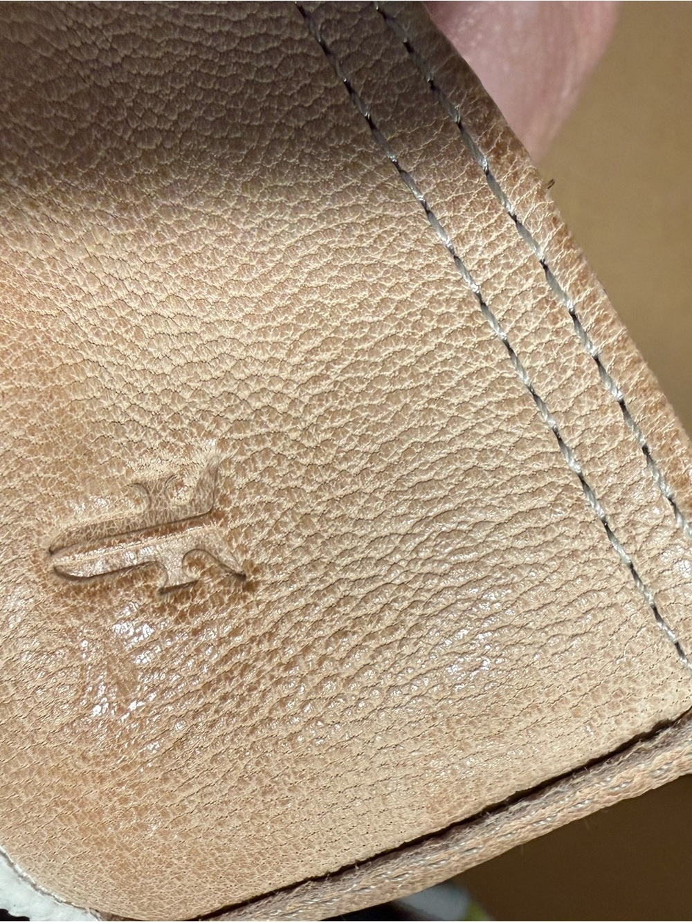 Frye Women's Slip-On Tan leather Mules - Picture 6 of 6